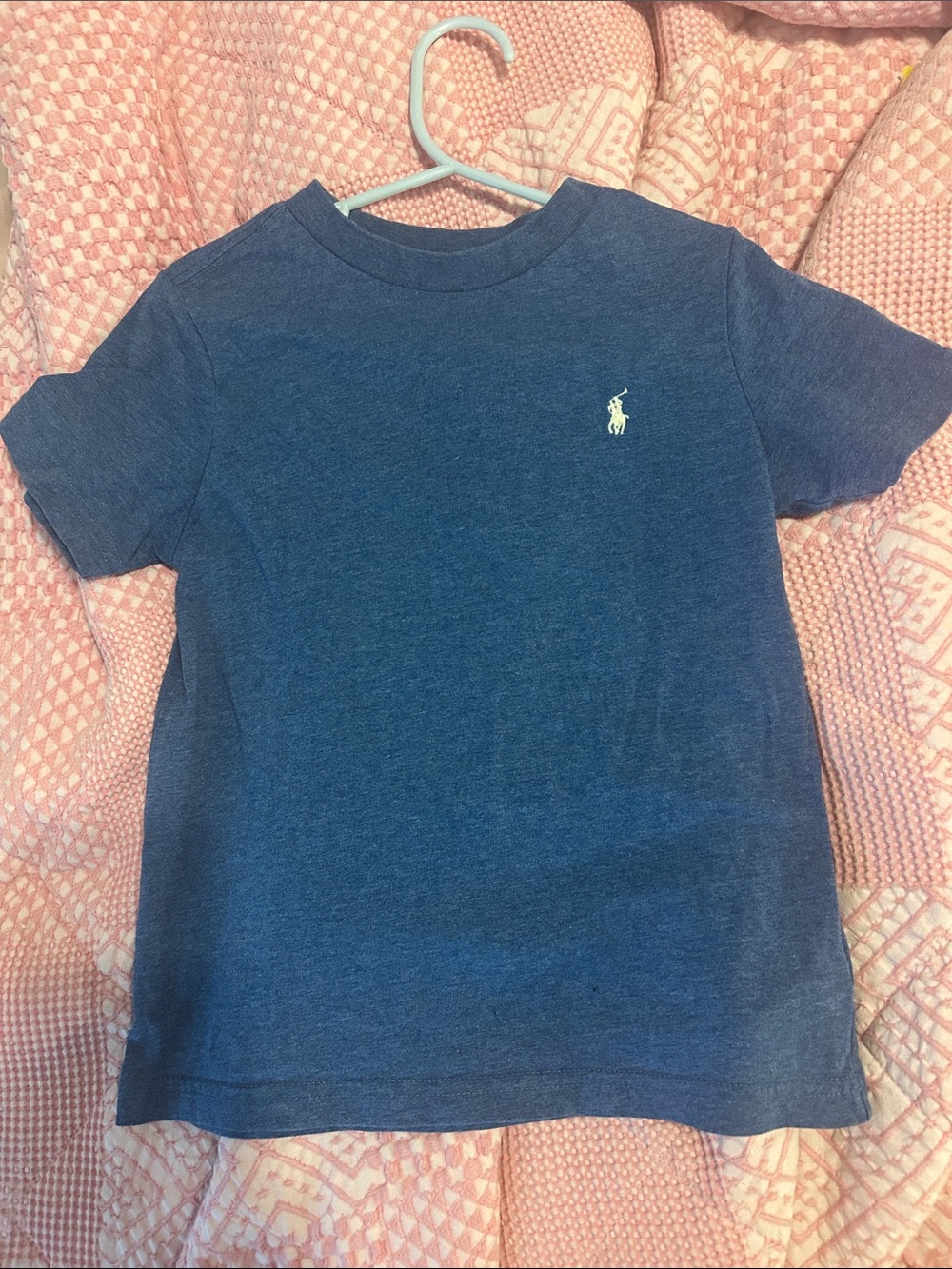 Ralph Lauren Navy Blue Embroidered Pony Short Sleeve Tee